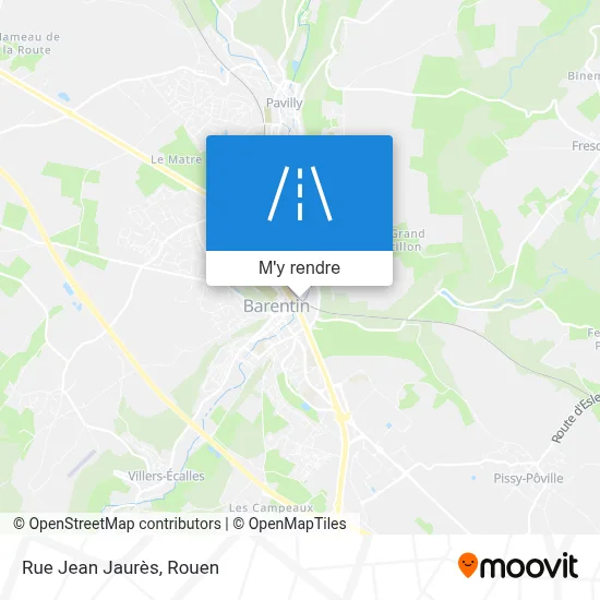 Rue Jean Jaurès plan