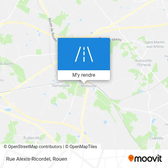 Rue Alexis-Ricordel plan