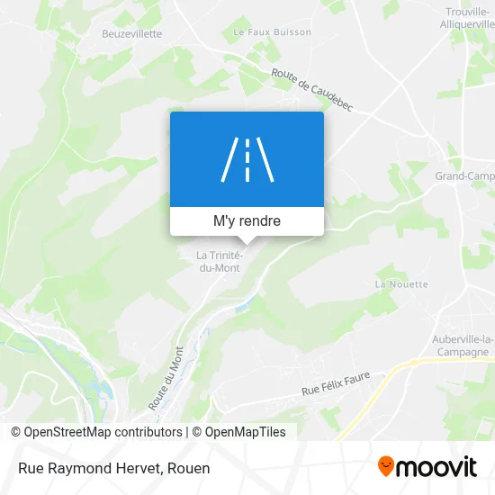 Rue Raymond Hervet plan