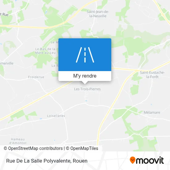 Rue De La Salle Polyvalente plan