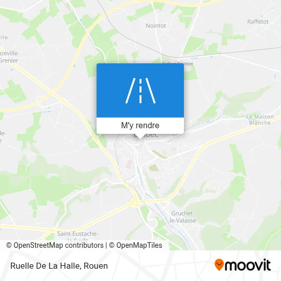 Ruelle De La Halle plan