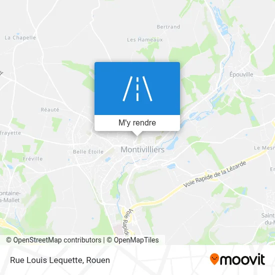 Rue Louis Lequette plan
