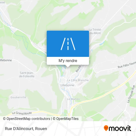 Rue D'Alincourt plan
