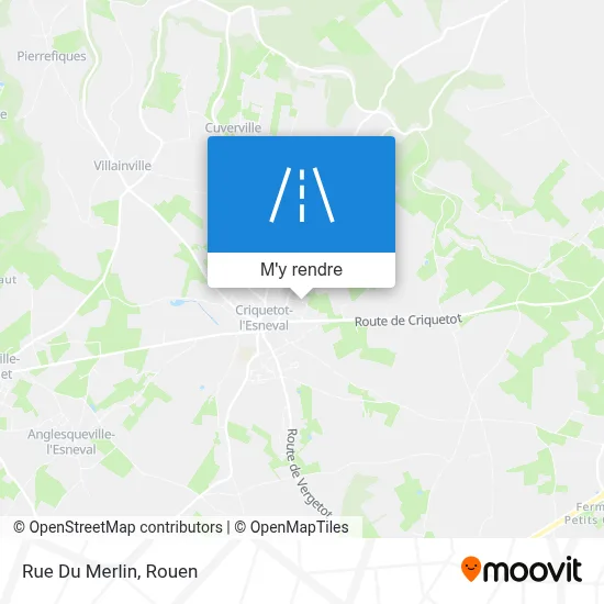 Rue Du Merlin plan