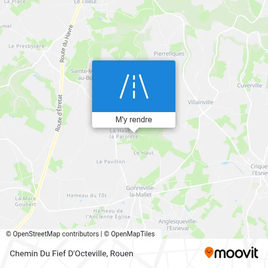 Chemin Du Fief D'Octeville plan