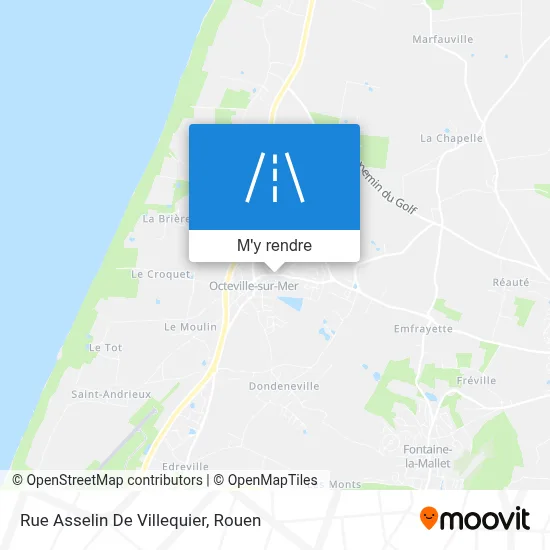 Rue Asselin De Villequier plan