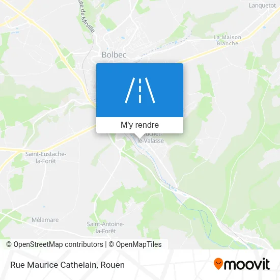 Rue Maurice Cathelain plan