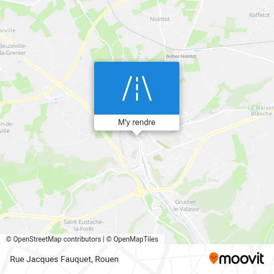 Rue Jacques Fauquet plan