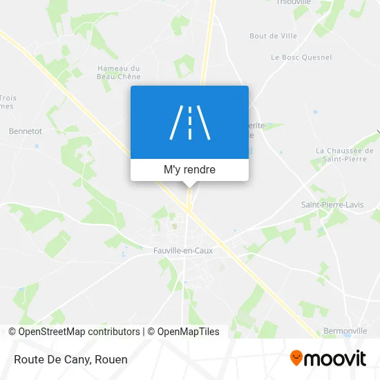 Route De Cany plan