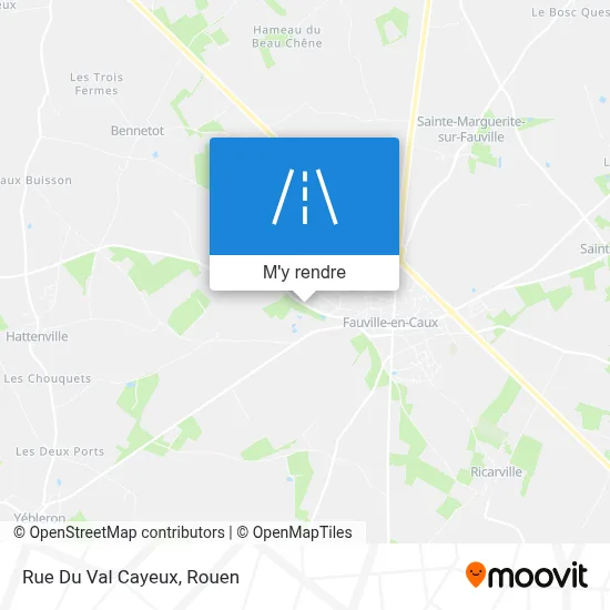 Rue Du Val Cayeux plan