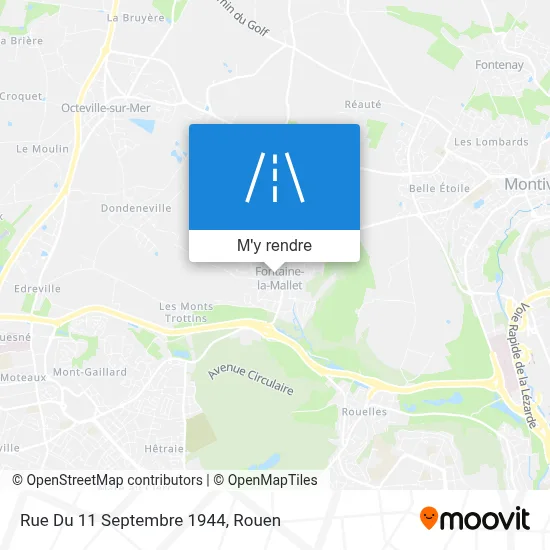 Rue Du 11 Septembre 1944 plan