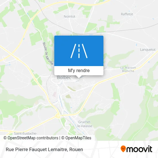 Rue Pierre Fauquet Lemaitre plan