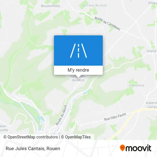 Rue Jules Cantais plan