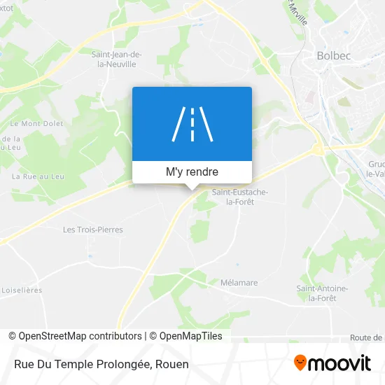 Rue Du Temple Prolongée plan