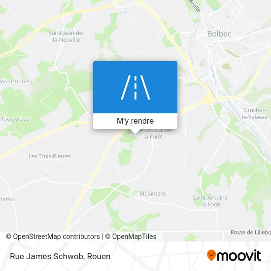 Rue James Schwob plan