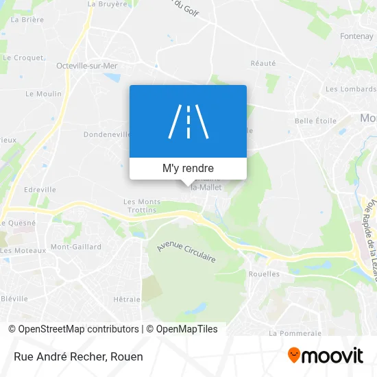 Rue André Recher plan