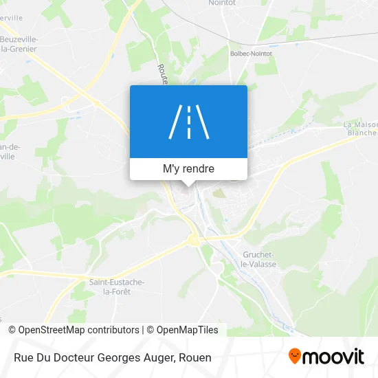 Rue Du Docteur Georges Auger plan