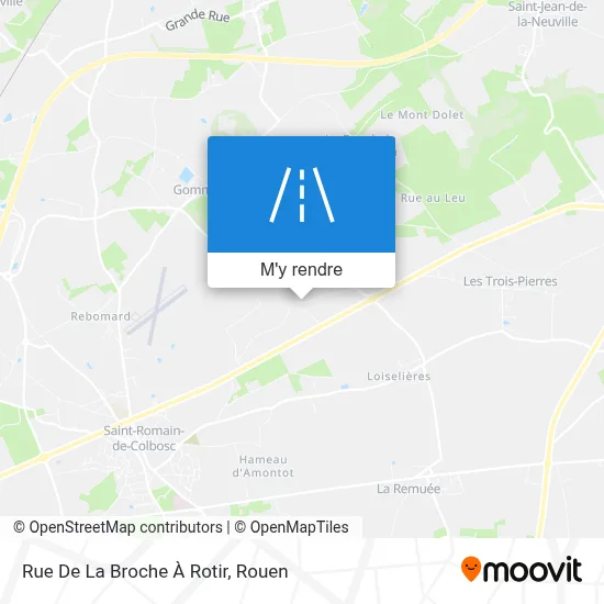 Rue De La Broche À Rotir plan