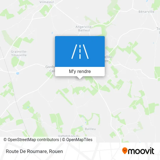 Route De Roumare plan
