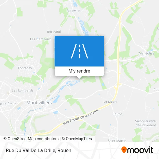 Rue Du Val De La Drille plan