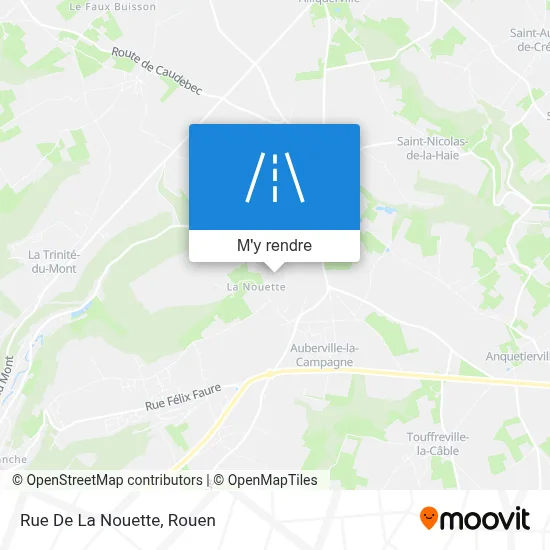 Rue De La Nouette plan