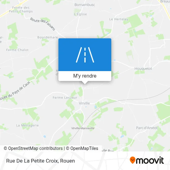 Rue De La Petite Croix plan