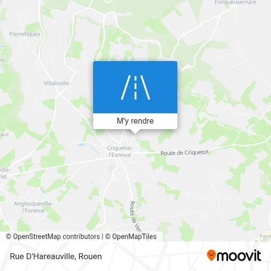 Rue D'Hareauville plan