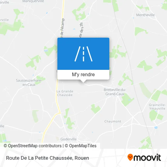 Route De La Petite Chaussée plan