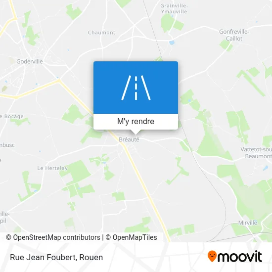 Rue Jean Foubert plan