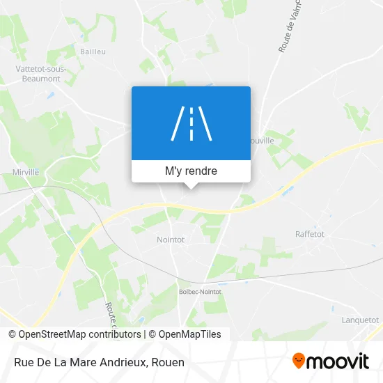 Rue De La Mare Andrieux plan
