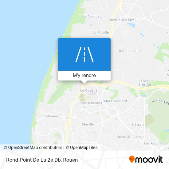 Rond-Point De La 2e Db plan