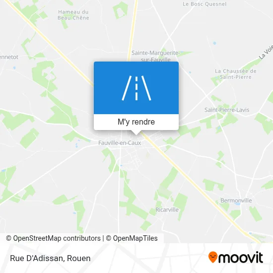 Rue D'Adissan plan