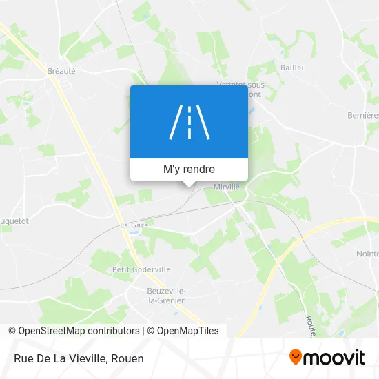 Rue De La Vieville plan