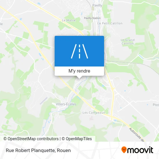 Rue Robert Planquette plan