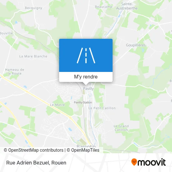 Rue Adrien Bezuel plan