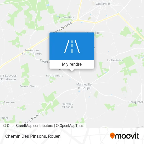 Chemin Des Pinsons plan