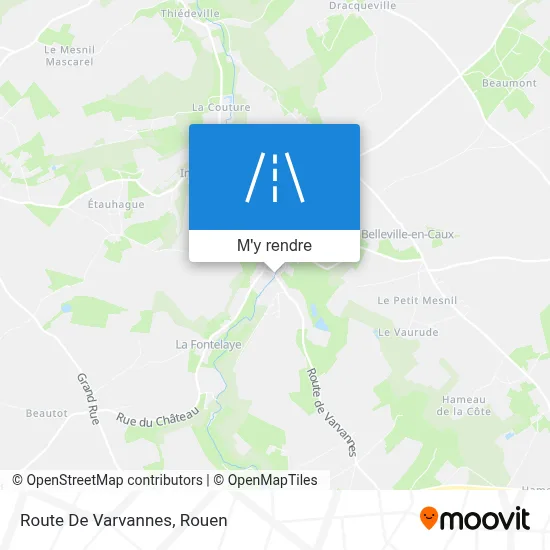 Route De Varvannes plan
