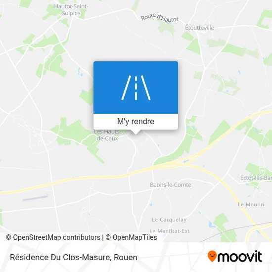 Résidence Du Clos-Masure plan