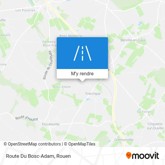 Route Du Bosc-Adam plan