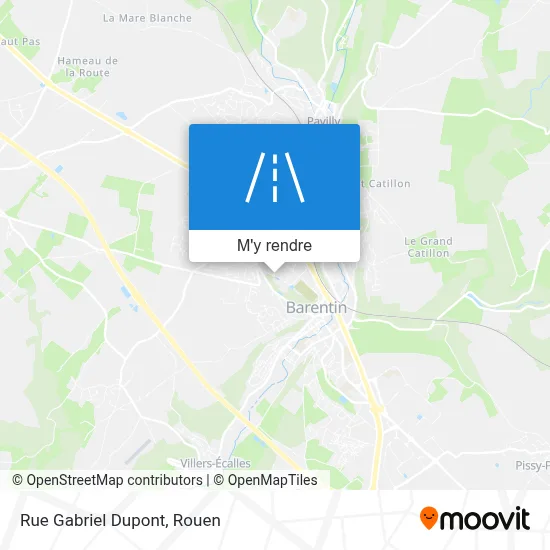 Rue Gabriel Dupont plan