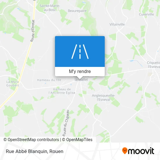 Rue Abbé Blanquin plan