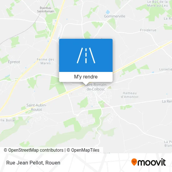 Rue Jean Pellot plan