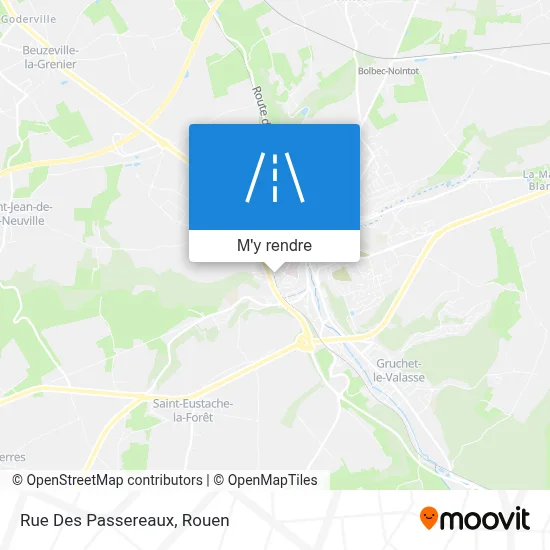 Rue Des Passereaux plan
