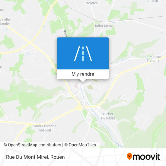 Rue Du Mont Mirel plan