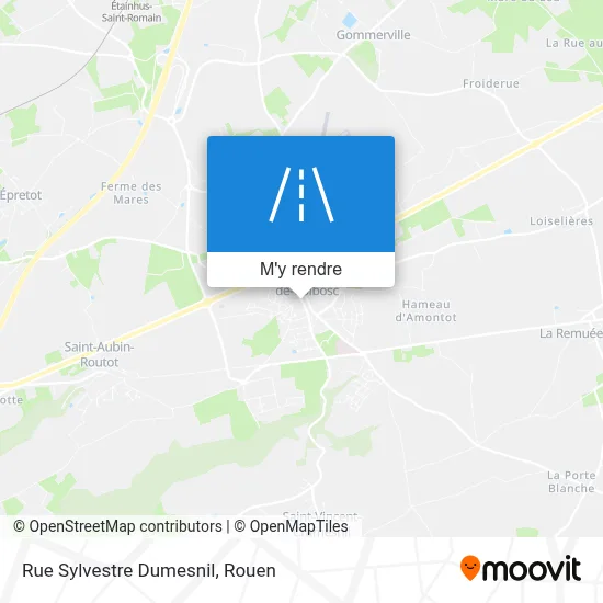 Rue Sylvestre Dumesnil plan