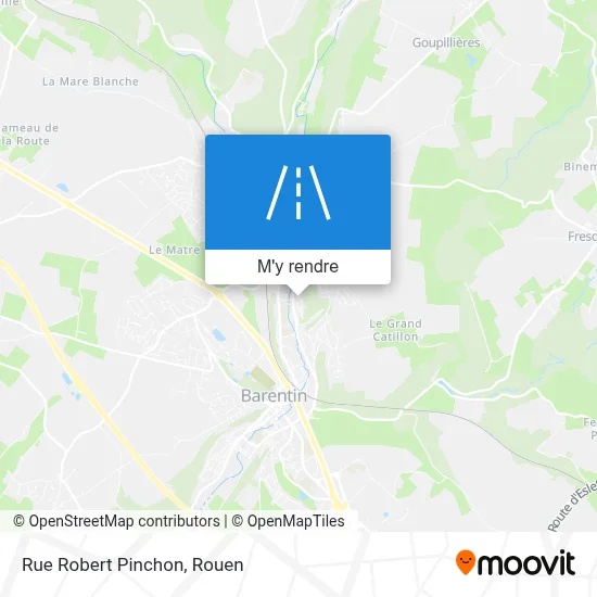 Rue Robert Pinchon plan