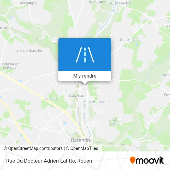 Rue Du Docteur Adrien Lafitte plan