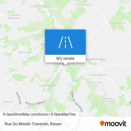 Rue Du Moulin Traversin plan