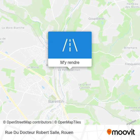 Rue Du Docteur Robert Salle plan