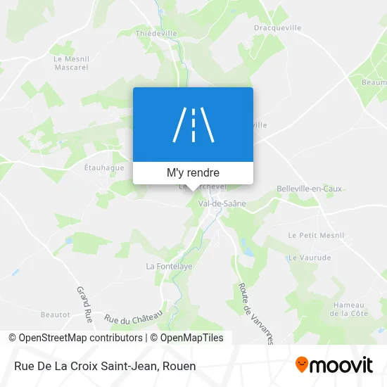 Rue De La Croix Saint-Jean plan